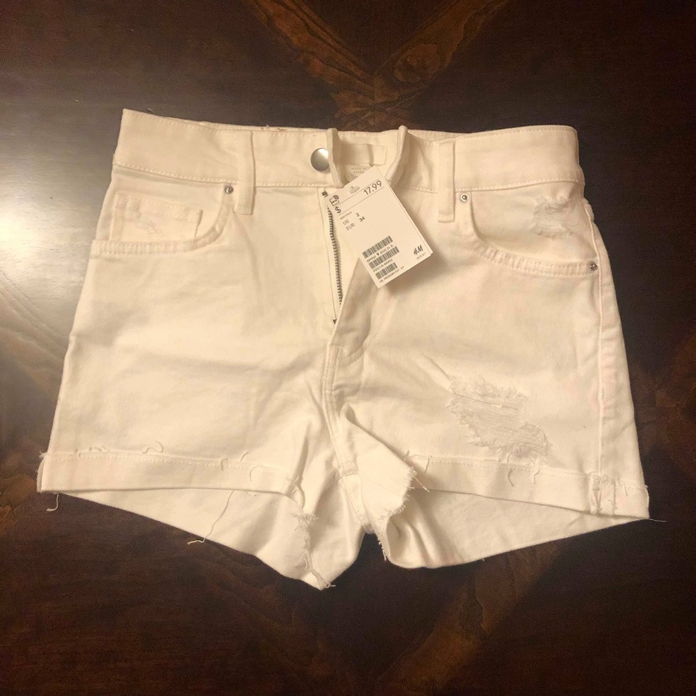 White shorts